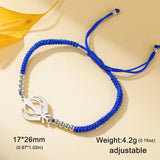 Dawapara Sikh Religious Symbol Khanda Bracelet Sikhism Sword Protection Amulet Stainless Steel Beads Bracelet Couple Gift