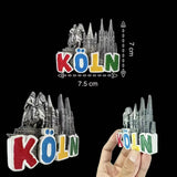 Germany Fridge Magnets  Cologne Dresden Travel Memorial Magnetic Refrigerator Stickers Gift Room Decoration Collectio
