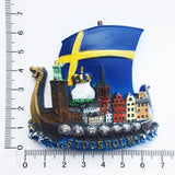 Europe Sweden 3D Fridge Magnets Tourism Souvenir Refrigerator Magnets Sticker Collection Handicraft Decoration Articles