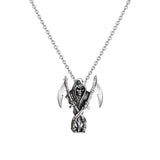 Men's Punk Flying Eagle Animal Pendant Necklace Biker Riding Rock Party Jewelry Accessories