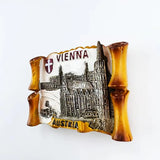 Austria Fridge Magnets Salzburg Tourist Souvenirs Fridge Stickers Home Decor Photo Wall Magnetic Stickers Wedding Gifts