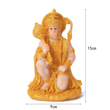 Hindu Monkey God Buddha Statues Hanuman Figurine Handcrafted Sculpture for Tabletop Meditation Temple Meditation Decoration