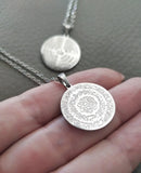 Ayatul Kursi Four Qul Necklace Unique Two Sided Surah Pendant 18k Gold Islamic Jewelry Eid Gift Gift for Women