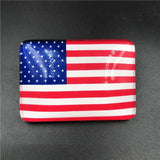 Creative Crystal Glass Nation Flag Fridge Magnet World Country Nation Flag Refrigerator Magnets Magnetic Stickers Resin Crafts