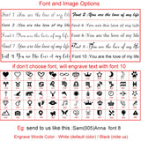 Customized Stainless Steel Engraved Photo Text Rectangle Pendant Necklace Laser Engraving Dog Tag 5mm Cuban Chain Family Gifts