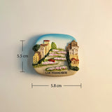 North America USA New York San Francisco Puerto Rico Fridge Magnets Tourism Souvenir Refrigerator Magnetic Collection Gift
