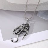 Men's Punk Flying Eagle Animal Pendant Necklace Biker Riding Rock Party Jewelry Accessories