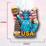 United States Souvenirs Boston Fridge Magnets Los Angeles America Chicago Grand Canyon Fridge Stickers Wedding Gifts