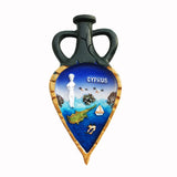 Europe Cyprus 3D Flavour Fridge Magnet Tourist Souvenirs Refrigerator Magnetic Stickers Travel collection Gift