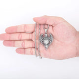 Original Van Gogh sunflower sunflower men's necklace high sense pendant nautical compass retro fashion trend pendant gift.
