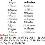 Auxauxme Custom Feather Name Necklace Personalized Stainless Steel Pen Nameplate Choker For Schoolmate Teacher Graduation Gift