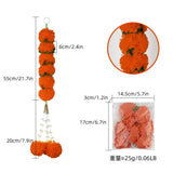 Marigold Flower Halloween Garland Mexican Day Of The Dead Party Decor Plastic Artificial Flowers Indian Diwali Festival Wreath