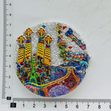 Europe Spain Barcelona 3D Refrigerator Magnet Tourist Souvenirs Stickers,Home & Kitchen Decoration Fridge Magnet Message Sticker