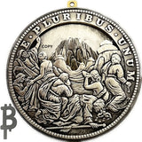 Movable Mechanical Coin "Open the Mountain” Bitcoin Coin Roman Booteen Art Hobo Nickel Magic Coin Collectible Art