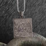 Retro Fashion Seven Angels Magic Circle Solomon's Seal Necklace Pendant Men's Lucky Amulet Jewelry