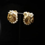 Medieval jewelry set Baroque water drop court style elegant vintage sweater chain pearl earrings