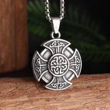 Retro Fashion Seven Angels Magic Circle Solomon's Seal Necklace Pendant Men's Lucky Amulet Jewelry