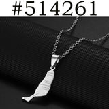 Anniyo Spain La palma Islands Map Pendant Neckalces For Women Girls Stainless Steel Ethnic Jewelry #514162