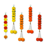 Marigold Flower Halloween Garland Mexican Day Of The Dead Party Decor Plastic Artificial Flowers Indian Diwali Festival Wreath