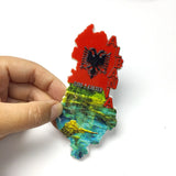 3D Albania Fridge Magnet - Cute Decorative Room Decor, Strong Refrigerator Magnets