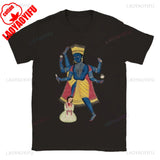 Hindu God Vishnu Graphic T Shirts Unique Cool Graphic Art High Quality Cotton T-shirt Men's Women's Unisex Outdoors Short-sleev