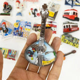 3d resin Fridge magnets Portugal Lisboa Tourism Souvenirs Magnetic Refrigerator Stickers For Home Decoration