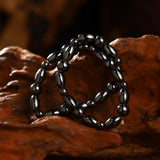 2Pcs Magnetic Anklet Bracelet Elastic Foot Chain Natural Stones for Women Men Gifts Versatile Fashion Accessories