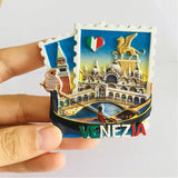 Personal Custom 3D Fridge Magnets Venezia Travel Souvenirs Home Decor Refrigerator Magnets Sticker Italy Venice Fridge Magnets