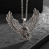 Ancient Egyptian Goddess Spread Wings Pendant Necklace Women Fashion Hip Hop Punk Amulet Jewelry Gift