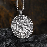 Retro Fashion Seven Angels Magic Circle Solomon's Seal Necklace Pendant Men's Lucky Amulet Jewelry