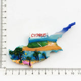 Europe Cyprus 3D Flavour Fridge Magnet Tourist Souvenirs Refrigerator Magnetic Stickers Travel collection Gift