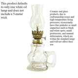 1 Retro Kerosene Candle Holder Windproof Oil Lamp with Glass Cover, Suitable for Emergency Lighting and Indoor Decoration