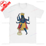 Hindu God Vishnu Graphic T Shirts Unique Cool Graphic Art High Quality Cotton T-shirt Men's Women's Unisex Outdoors Short-sleev