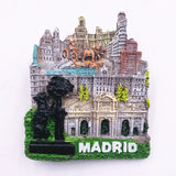 World Famous Resorts Travelling Souvenirs Fridge Magnets Germany Denmark Tourist Souvenirs Magnetic Stickers for Message Board