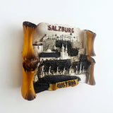 Austria Fridge Magnets Salzburg Tourist Souvenirs Fridge Stickers Home Decor Photo Wall Magnetic Stickers Wedding Gifts
