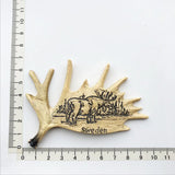Europe Sweden 3D Fridge Magnets Tourism Souvenir Refrigerator Magnets Sticker Collection Handicraft Decoration Articles