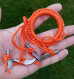 Sarbloh Dumala Kesh Hair Shashtar Kara SIKH Kaur Singh Khalsa Taksali Orange OO1