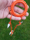 Sarbloh Dumala Kesh Hair Shashtar Kara SIKH Kaur Singh Khalsa Taksali Orange OO1