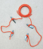 Sarbloh Dumala Kesh Hair Shashtar Kara SIKH Kaur Singh Khalsa Taksali Orange OO1