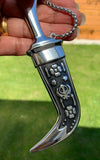 Stunning Stainless Steel Ceremonial SIKH Siri Sahib Black Singh Kaur design MK6