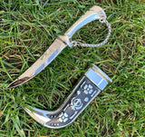 Stunning Stainless Steel Ceremonial SIKH Siri Sahib Black Singh Kaur design MK6