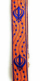 Sikh Singh Kaur Khalsa Adjustable Gatra Belt for Siri Sahib or Kirpan Orange SS2