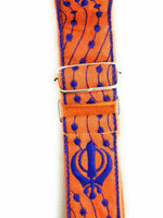 Sikh Singh Kaur Khalsa Adjustable Gatra Belt for Siri Sahib or Kirpan Orange SS2