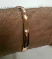 Stunning 100% Pure Copper Punjabi Hindu Sikh Singh Khalsa Smooth Healing Kara B2