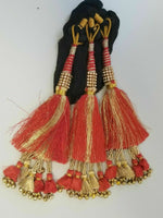 Indian Punjabi Pranda Mehndi Jagoo Charms Bridal Patiala Paranda Hair Braid A45