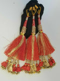 Indian Punjabi Pranda Mehndi Jagoo Charms Bridal Patiala Paranda Hair Braid A45