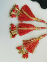 Indian Punjabi Pranda Mehndi Jagoo Charms Bridal Patiala Paranda Hair Braid A45