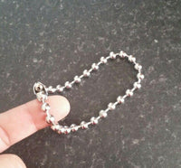 Chrome Plated Steel Meditation Praying Beads Talisman Sikh Simarna Bracelet B2