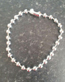 Chrome Plated Steel Meditation Praying Beads Talisman Sikh Simarna Bracelet B2