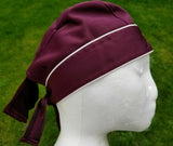 Sikh Punjabi Jean patka pathka turban bandana Head Wrap Burgundy Colour Singh XY